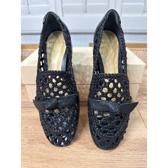 Alexandre Birman Clarita Basketry Loafer Black Sz 7 US 37 EU NIB Casual Elegance - Picture 8 of 15